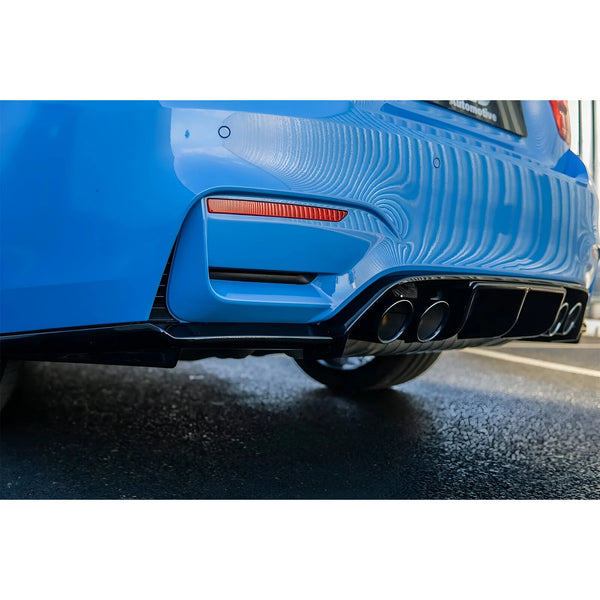 BMW 3 4 Series F80 F82 M3 M4 Rear Diffuser Valance V Style 2015+ – KSB ...