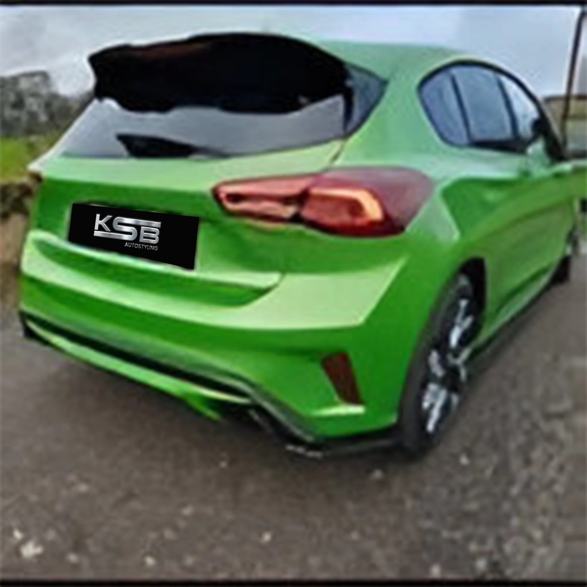 Focus MK4 ST/ST-Line Side Skirt Extensions & Rear Splitters (Gloss Black)