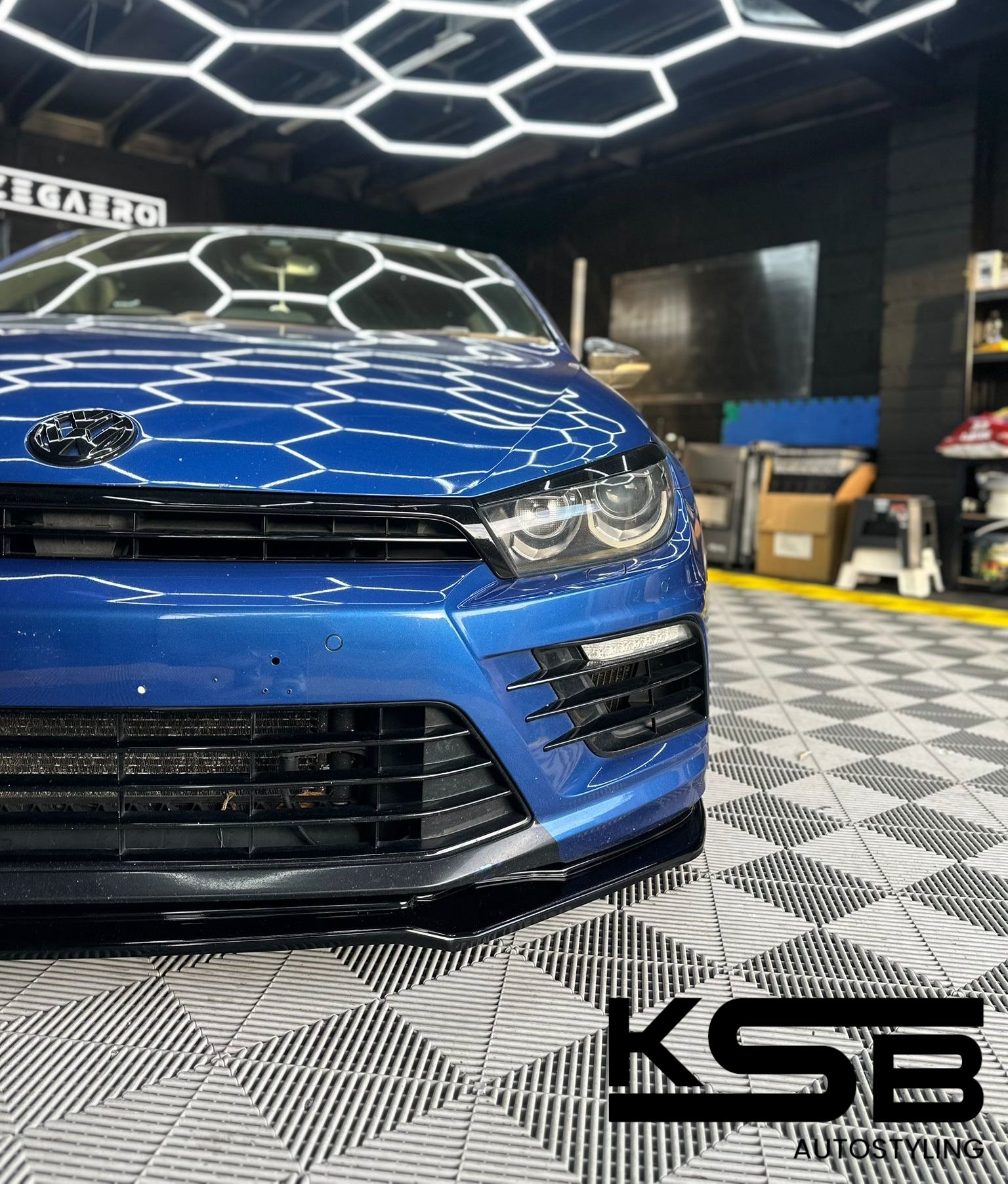 VW Volkswagen Scirocco MK3 R Facelift Splitter (2014-2017)