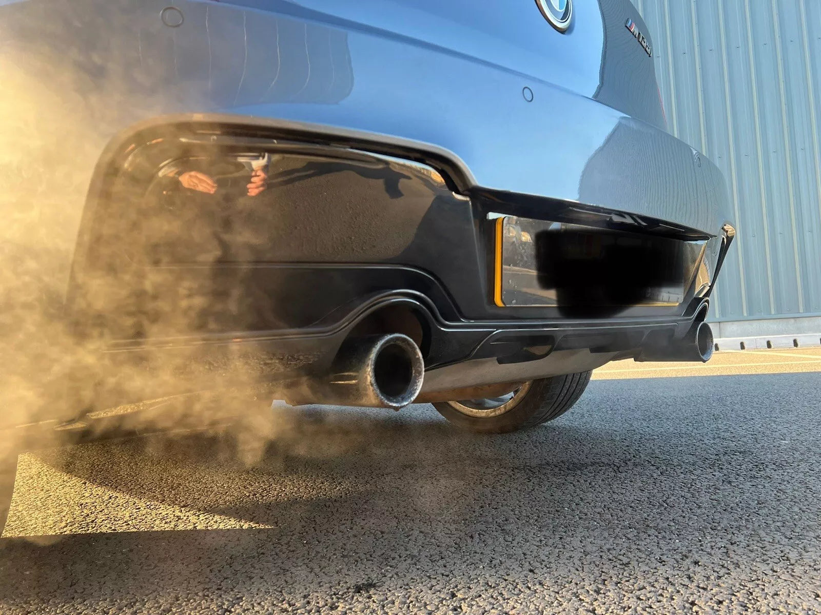 BMW F20/21 Rear Diffuser M Sport M135i Pre LCI (11-15) Gloss Black