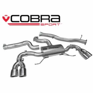 Audi S1 Cat Back Exhaust (Non-Resonated)
