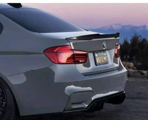 Carbon Fiber V Style Rear Boot Trunk Lip Spoiler for BMW 3 series F30 M3 F80